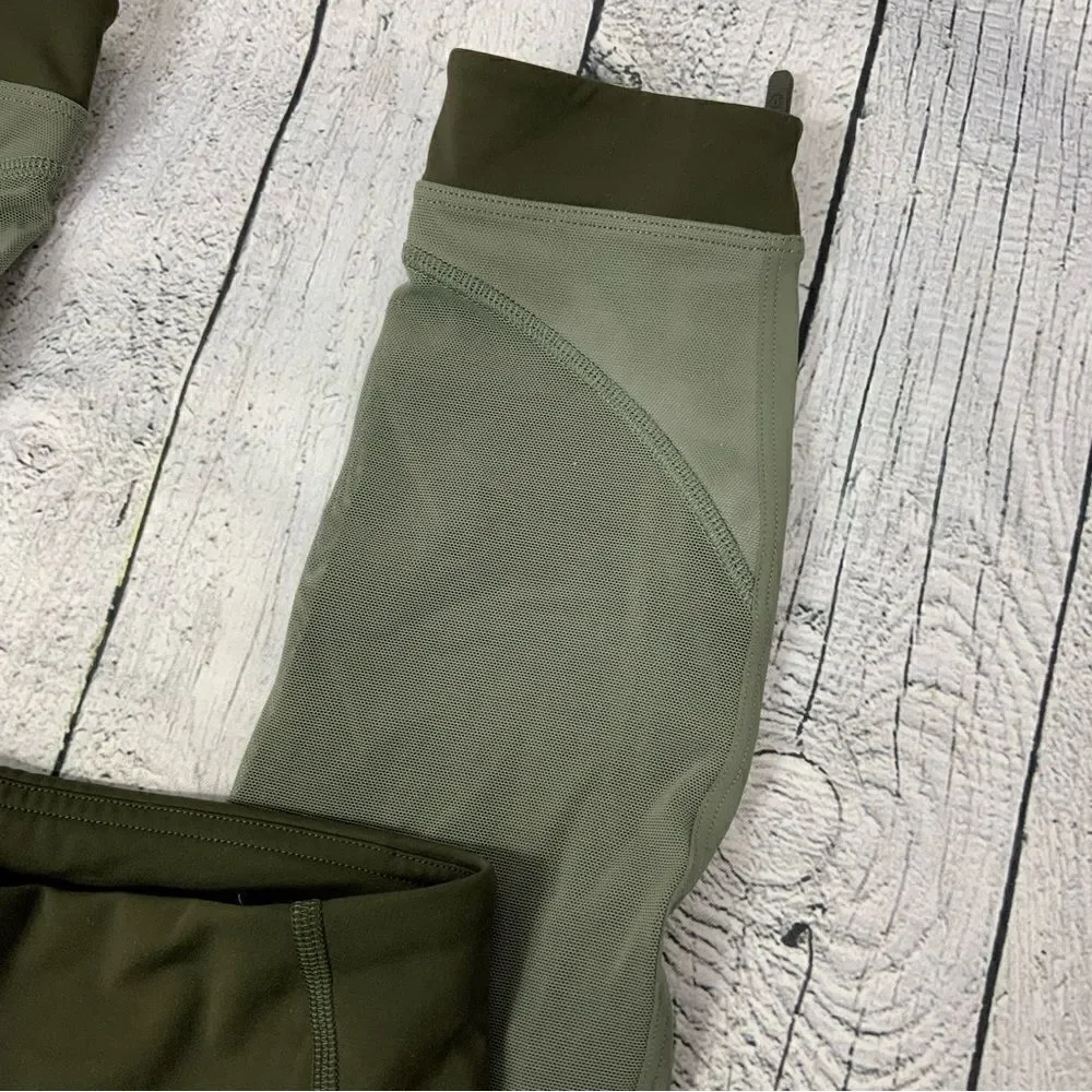 LULULEMON ATHLETICA Mesh Back crop leggings
